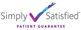 Simple satisfied patient guarantee